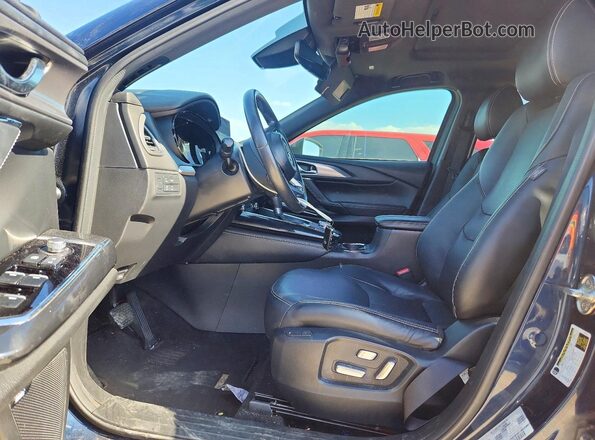 JM3TCADY2L0417092 2020 MAZDA CX-9 Blue Widok wnętrza z przodu