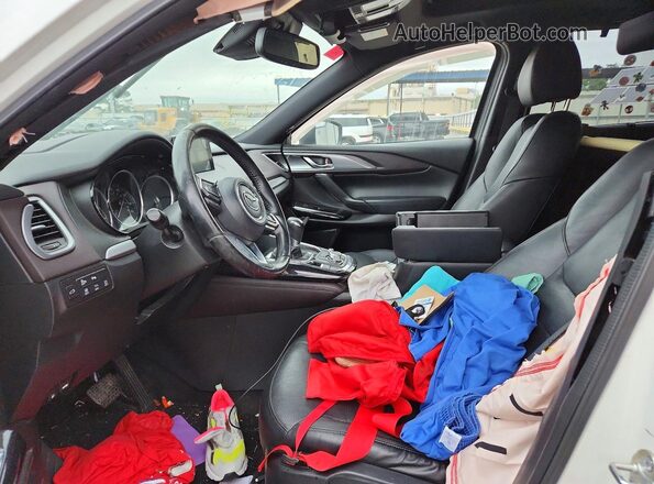 JM3TCADY3H0129833 2017 MAZDA CX-9 White Widok wnętrza z przodu