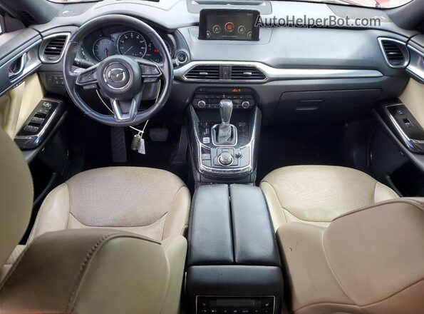 JM3TCADY3K0325150 2019 MAZDA CX-9 Red წინა პანელის ხედი