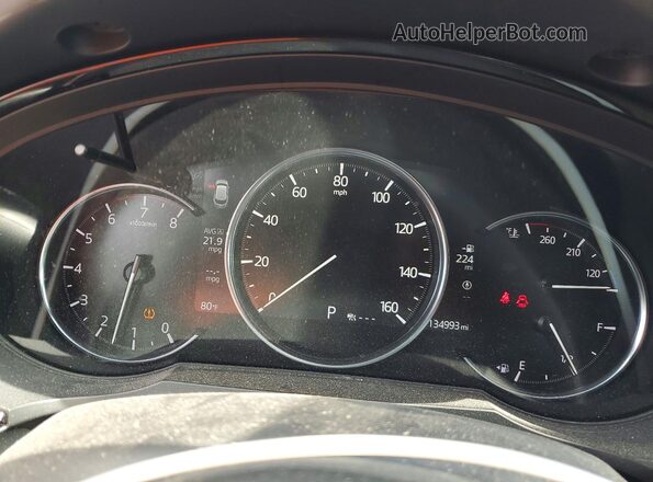 JM3TCADY3K0325150 2019 MAZDA CX-9 Red ხელსაწყოთა პანელის ხედი