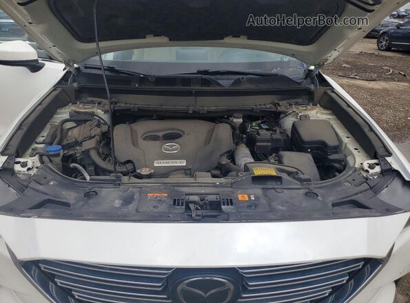 JM3TCADY4L0405932 2020 MAZDA CX-9 White Engine compartment view