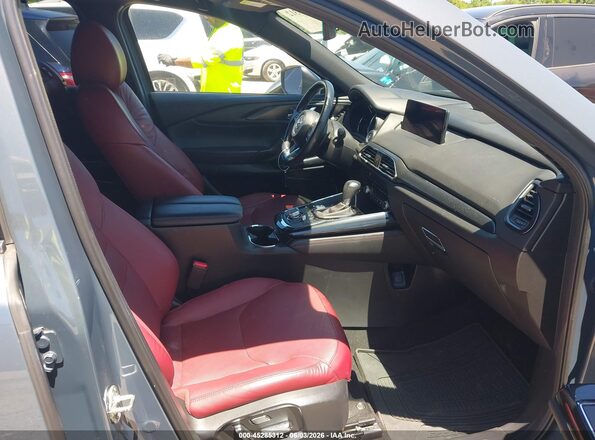 JM3TCADY5M0522579 2021 MAZDA CX-9 Blue Widok wnętrza z przodu