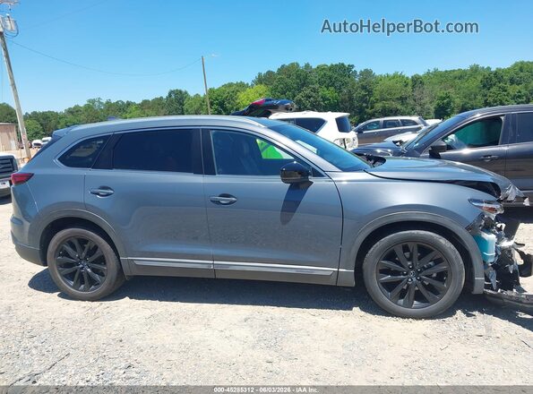 JM3TCADY5M0522579 2021 MAZDA CX-9 Blue Widok wnętrza z tyłu