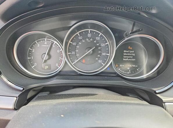 JM3TCADY6J0222027 2018 MAZDA CX-9 Серебряный Вид щитка приборов