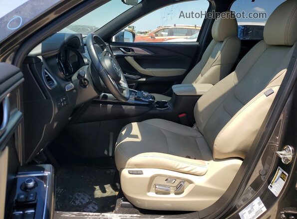 JM3TCADY6L0415197 2020 MAZDA CX-9 Charcoal წინა სალონის ხედი