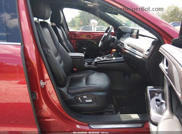 JM3TCADY7K0315527 2019 MAZDA CX-9 Red წინა სალონის ხედი