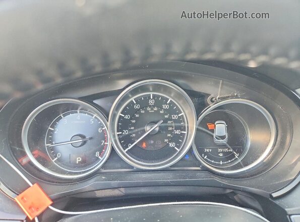JM3TCBAY7P0655651 2023 MAZDA CX-9 Blue Instrument cluster view