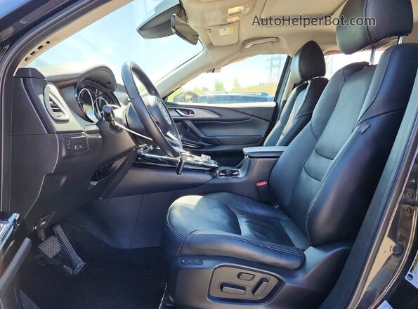 JM3TCBAY8P0640589 2023 MAZDA CX-9 Black Widok wnętrza z przodu