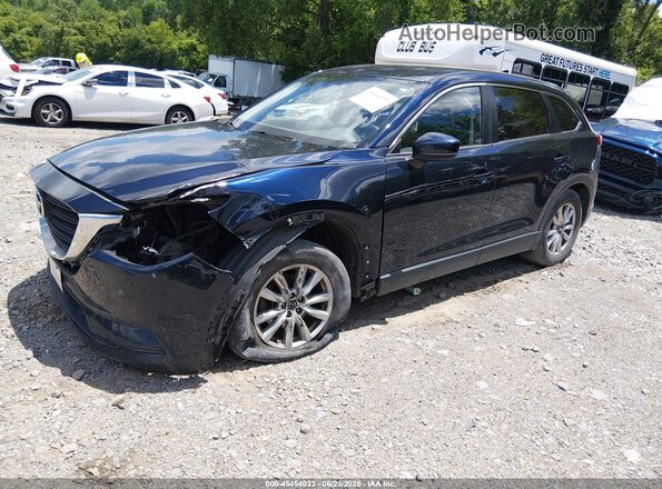 JM3TCBBY2G0114067 2016 MAZDA CX-9 Blue Առջևի ձախ երեք քառորդ տեսարան