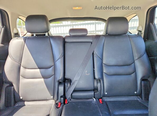 JM3TCBCY0K0333861 2019 MAZDA CX-9 White Rear seats view
