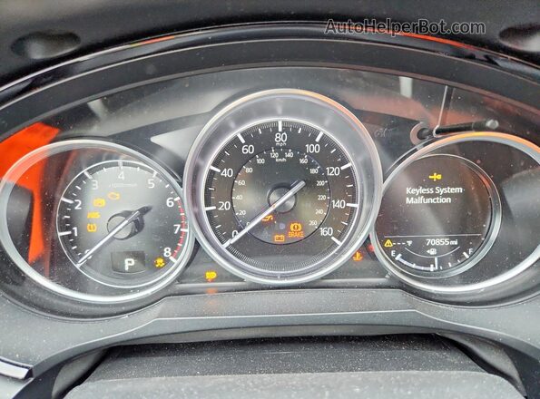 JM3TCBCY1M0521131 2021 MAZDA CX-9 White Widok zestawu wskaźników