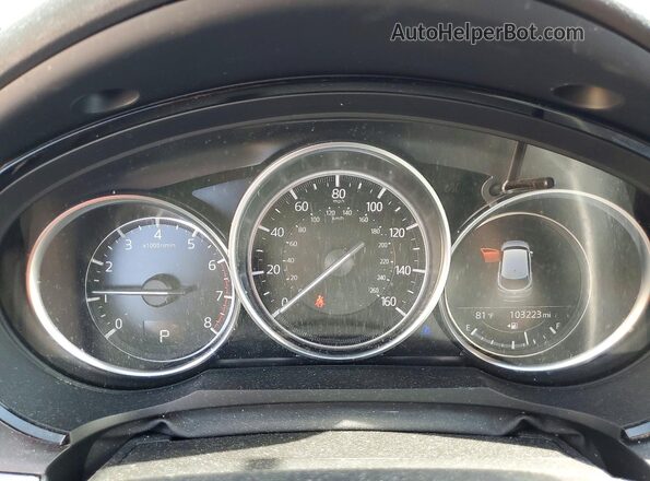 JM3TCBCY2K0334364 2019 MAZDA CX-9 Red Вид щитка приладів