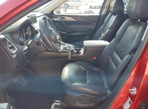 JM3TCBCY2K0334364 2019 MAZDA CX-9 Red Вид салону спереду