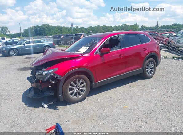 JM3TCBCY3K0315290 2019 MAZDA CX-9 Red Առջևի ձախ երեք քառորդ տեսարան
