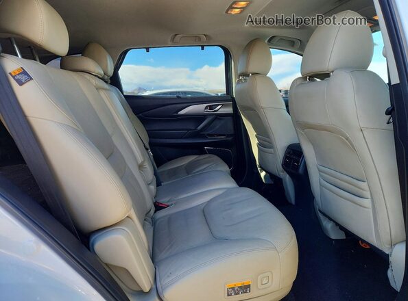 JM3TCBCY5M0537414 2021 MAZDA CX-9 White Rear seats view