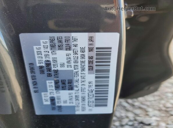 JM3TCBCY7K0307449 2019 MAZDA CX-9 Gray VIN կոդի պիտակի տեսք