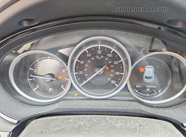 JM3TCBCY7M0505144 2021 MAZDA CX-9 Red Widok zestawu wskaźników