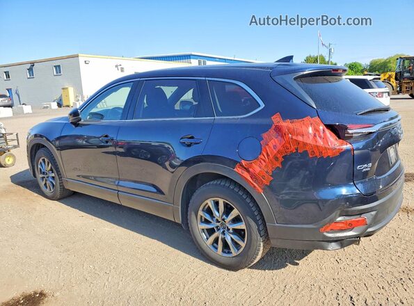 JM3TCBCY8H0137529 2017 MAZDA CX-9 Синий Задняя левая четверть