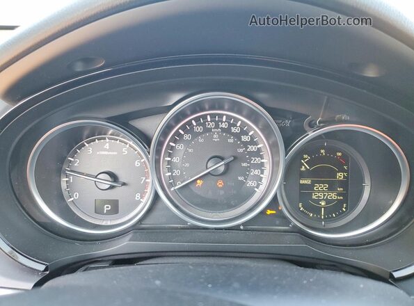 JM3TCBCY8H0137529 2017 MAZDA CX-9 Синий Вид щитка приборов