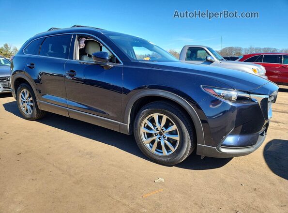 JM3TCBCY8K0300168 2019 MAZDA CX-9 Синий Передняя правая четверть