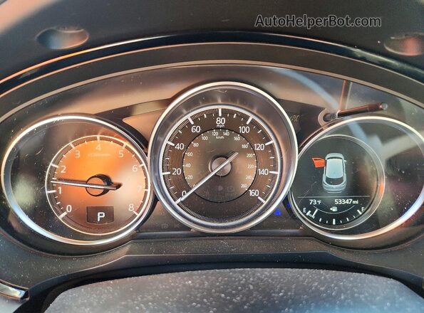 JM3TCBCY8K0300168 2019 MAZDA CX-9 Синий Вид щитка приборов