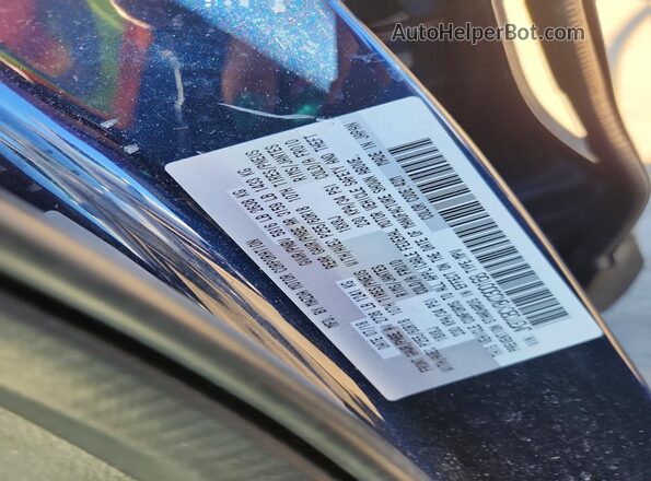 JM3TCBCY8K0300168 2019 MAZDA CX-9 Синий Вид наклейки с VIN-кодом