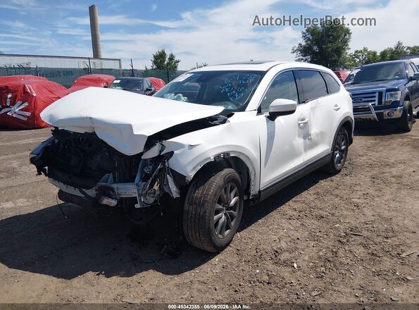 JM3TCBCY8M0507632 2021 MAZDA CX-9 Белый Передняя левая четверть
