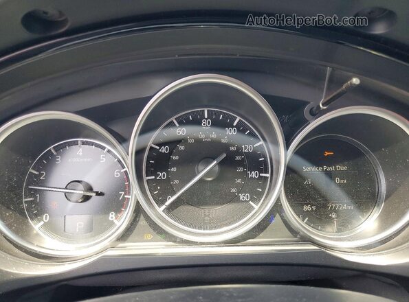 JM3TCBCY8M0509879 2021 MAZDA CX-9 Black Вид щитка приладів