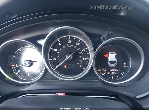 JM3TCBCY8N0602449 2022 MAZDA CX-9 Gray Vista de los asientos traseros