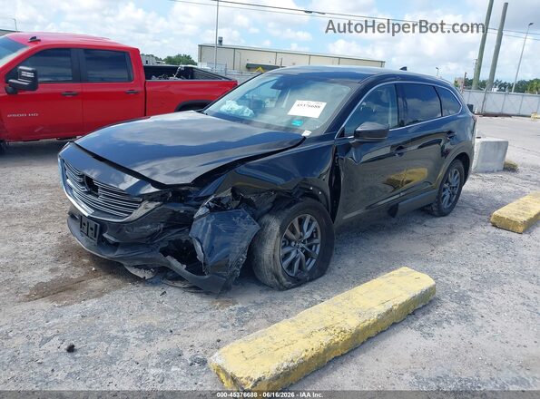 JM3TCBCYXN0601075 2022 MAZDA CX-9 Black Առջևի ձախ երեք քառորդ տեսարան
