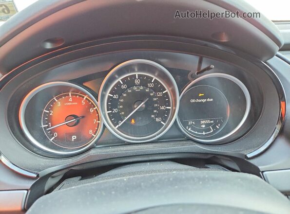 JM3TCBCYXP0655737 2023 MAZDA CX-9 Charcoal Вид щитка приладів
