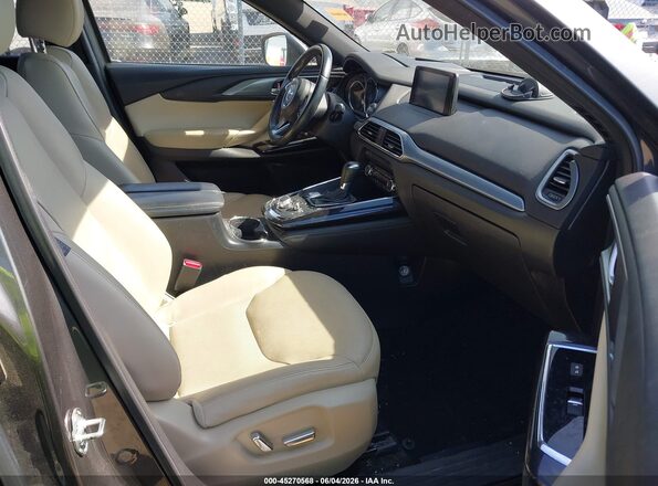 JM3TCBDY0G0119149 2016 MAZDA CX-9 Gray Widok wnętrza z przodu