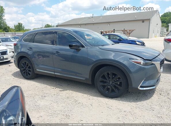 JM3TCBDY0M0506912 2021 MAZDA CX-9 Blue Rear interior view