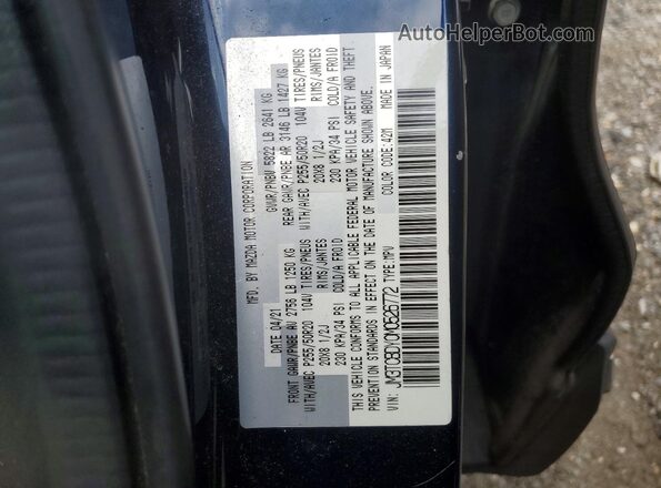 JM3TCBDY0M0526772 2021 MAZDA CX-9 Blue Widok naklejki z numerem VIN