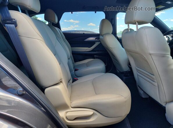 JM3TCBDY2M0500254 2021 MAZDA CX-9 Gray Rear interior view