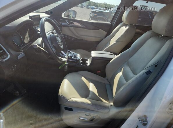 JM3TCBDY3K0322576 2019 MAZDA CX-9 White წინა სალონის ხედი