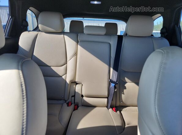 JM3TCBDY3K0322576 2019 MAZDA CX-9 White უკანა სავარძლების ხედი