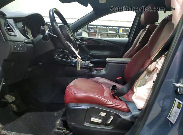 JM3TCBDY3M0525065 2021 MAZDA CX-9 Blue Սալոնի դիմացի տեսք