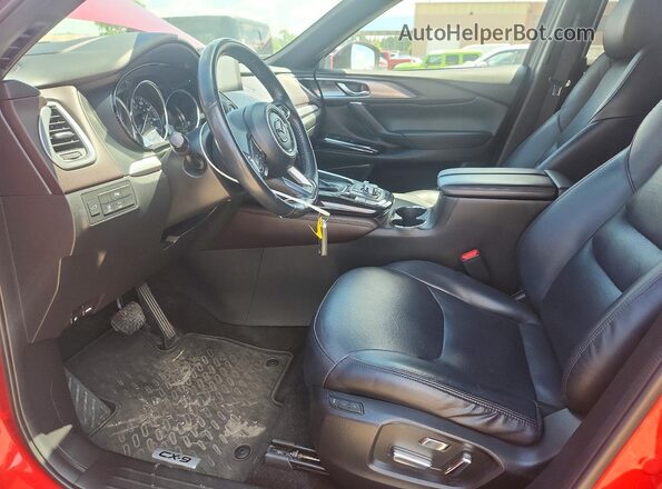 JM3TCBDY4J0219617 2018 MAZDA CX-9 Красный Вид салона спереди