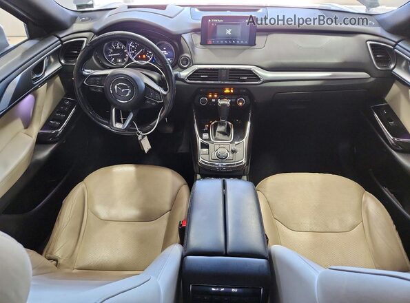 JM3TCBDY5G0108065 2016 MAZDA CX-9 Синий Вид панели приборов
