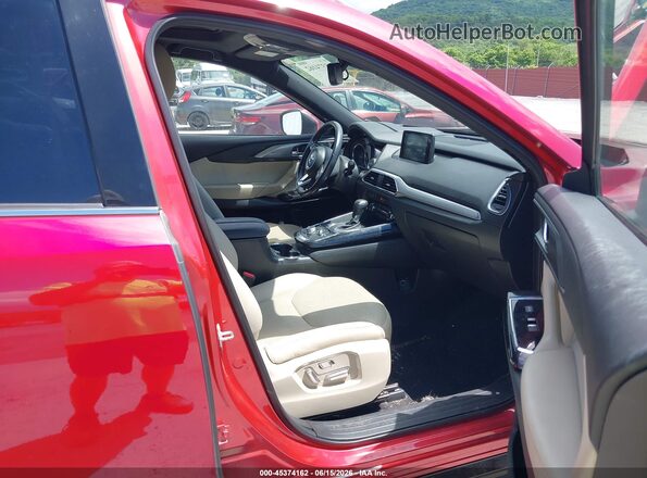 JM3TCBDY5J0217102 2018 MAZDA CX-9 Красный Вид салона спереди