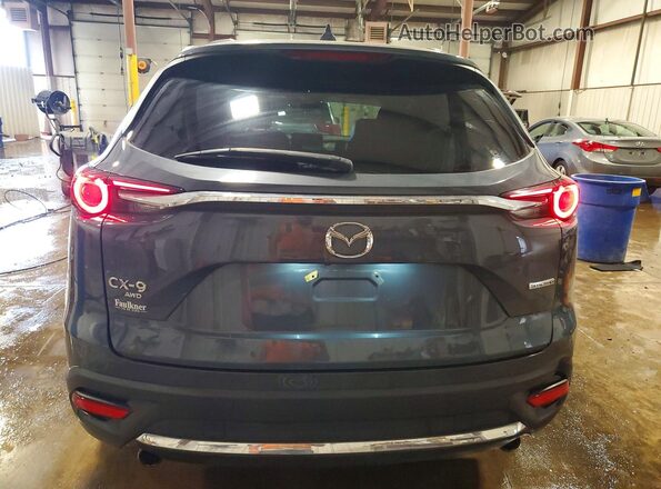 JM3TCBDY6M0516392 2021 MAZDA CX-9 Blue უკანა ხედი