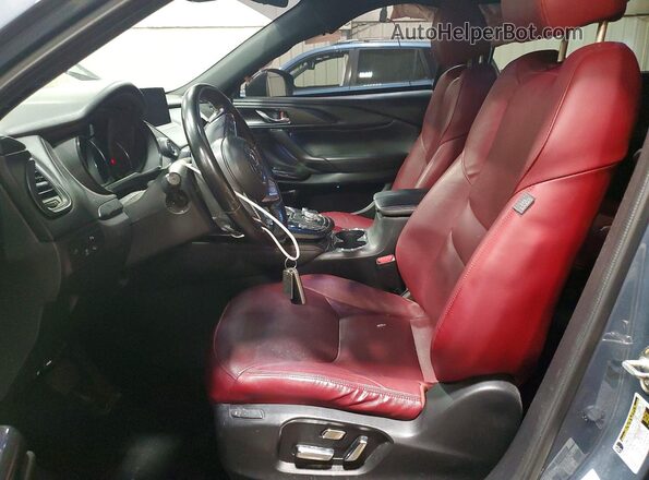 JM3TCBDY6M0516392 2021 MAZDA CX-9 Blue წინა სალონის ხედი