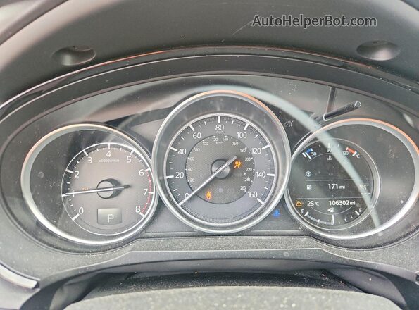JM3TCBDY7J0236623 2018 MAZDA CX-9 Blue Instrument cluster view