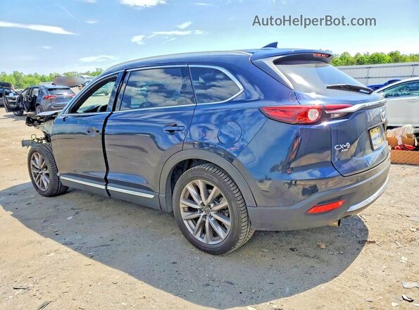 JM3TCBDY7M0508236 2021 MAZDA CX-9 Blue Trasero izquierdo