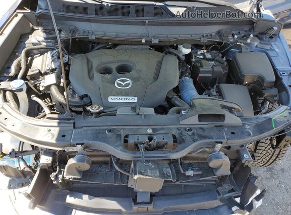 JM3TCBDY7M0508236 2021 MAZDA CX-9 Blue Vista del compartimento del motor