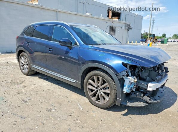 JM3TCBDY7M0508236 2021 MAZDA CX-9 Blue Delantero derecho