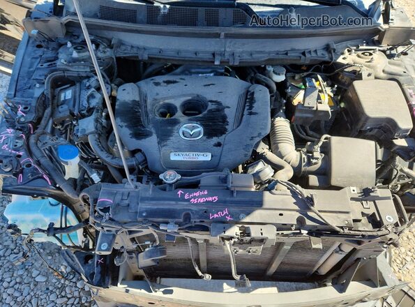 JM3TCBDY7M0527210 2021 MAZDA CX-9 Black Rear interior view