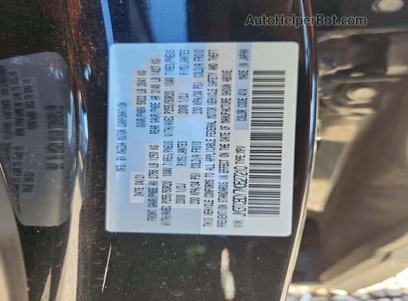 JM3TCBDY7M0527210 2021 MAZDA CX-9 Black VIN sticker view
