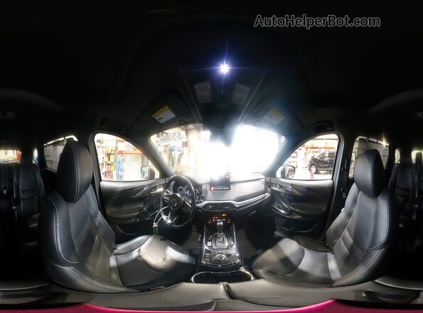 JM3TCBDY8L0415076 2020 MAZDA CX-9 Blue VIN კოდის სტიკერის ხედი